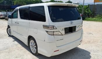 2012 Toyota VELLFIRE 2.4 Z DBA (A) 2 P/DOOR -TY full