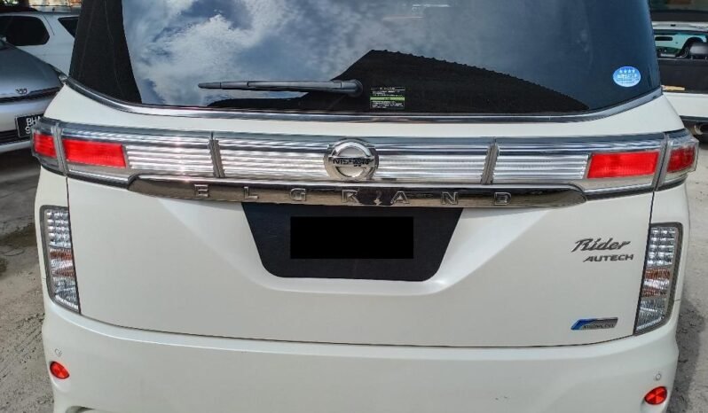 2012 Nissan ELGRAND 3.5 RIDER AUTECH (A) -TY full