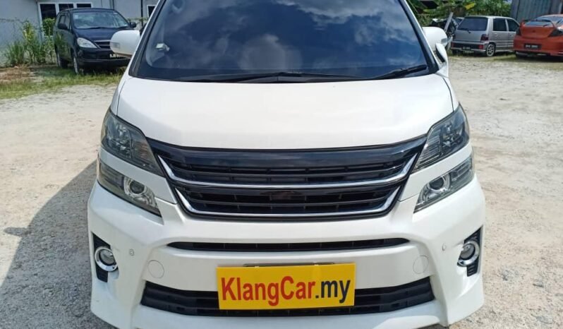 Toyota VELLFIRE 2.4 Z (A) 2 P/DOOR P/BOOT full