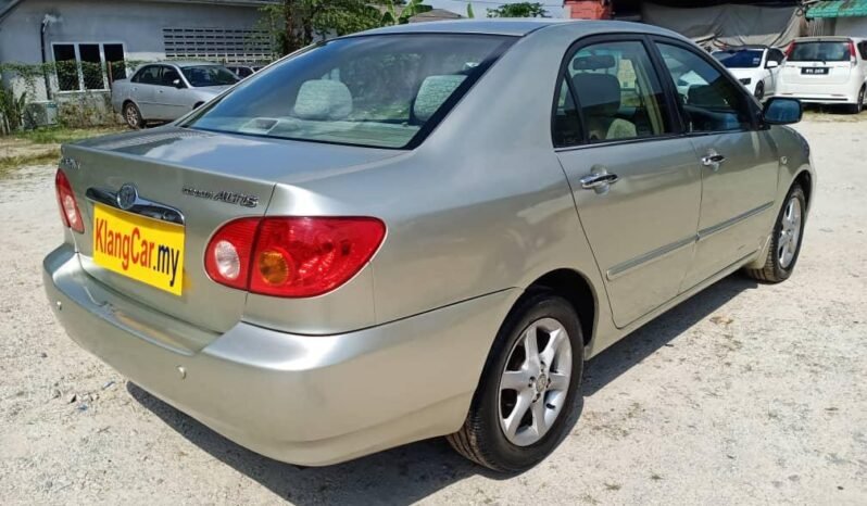 Toyota COROLLA 1.8 ALTIS (A) OTR CASH full